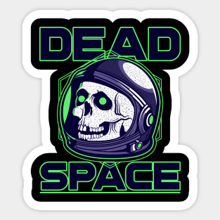 Dead Space Astronaut Skull Sci Fi Sticker